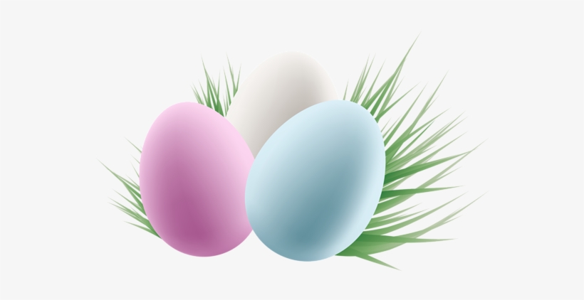 Transparent Easter Eggs And Grass Clipart Picture Png - Easter Eggs Free Clip Art, transparent png #323975