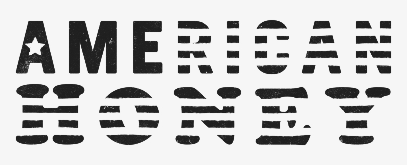 American Honey Bw Logo - American Honey Logo, transparent png #324247