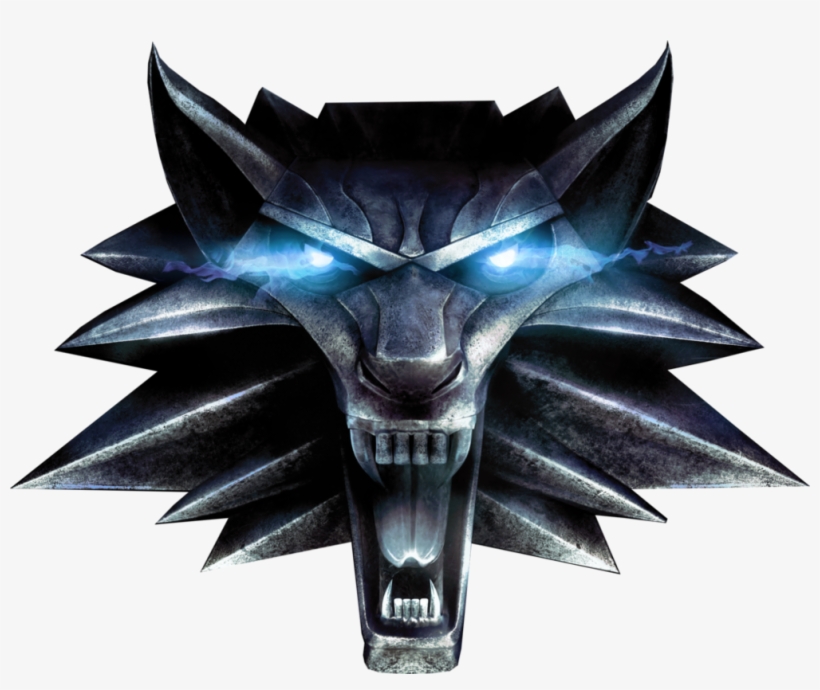 The Witcher 2 Logo Transparent 794 Kb - Witcher White Wolf Medallion, transparent png #324287
