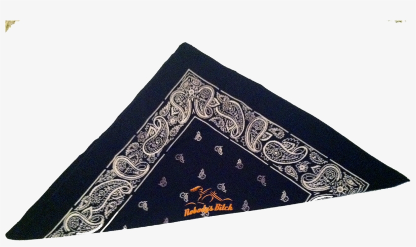 Black Bandana With Orange Logo - Dungeondigs Vintage Navy Bandana Ascot, transparent png #324530
