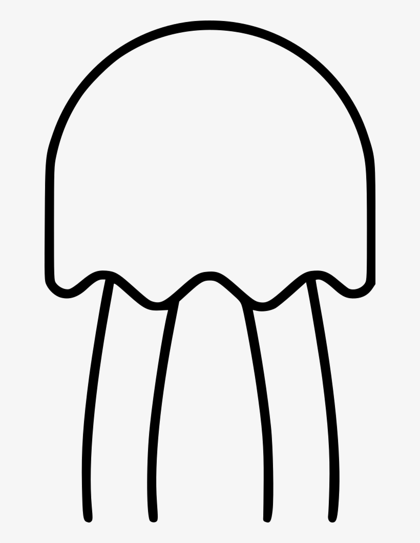 Jellyfish Comments - Line Art, transparent png #324664