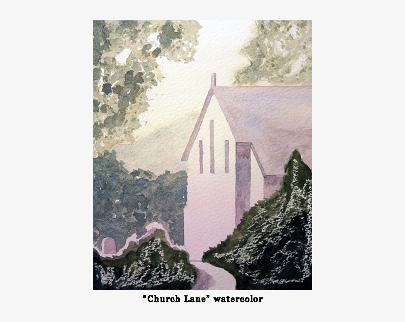 Churchlane - Landscape Painting, transparent png #325335