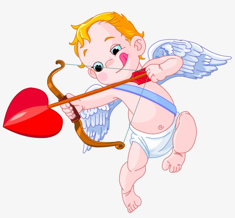 Cupid Clipart Adorable - Cupid Valentine, transparent png #325427
