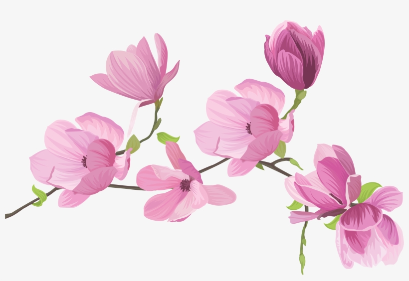 Spring Flowers Png Clip - Clip Art Sweet Pea Flower, transparent png #325548
