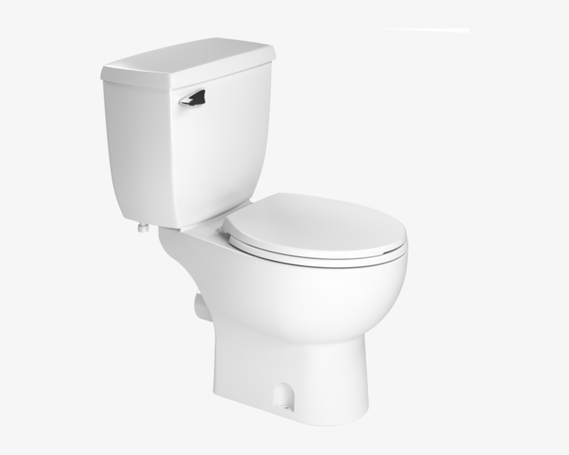 Bowl Transparent Toilet - Saniflo Sanibest Macerating Upflush Toilet Kit W/ Round, transparent png #325573