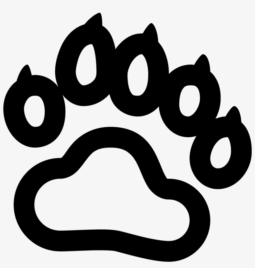 Bear Paw Print Png - Иконки Животные, transparent png #325875