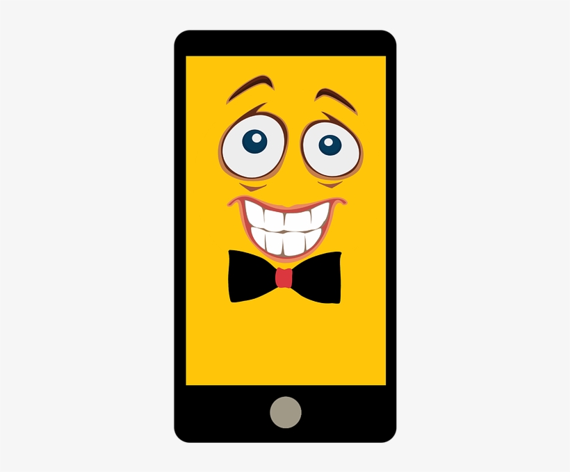 Smartphone, Tablet, Emoji, Yellow, Funny, Joy, Emoticon - April Fool Quotes In Hindi, transparent png #325876