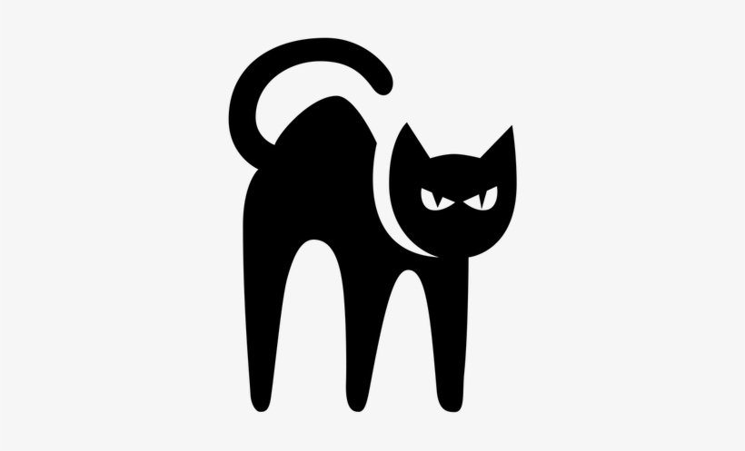 Black Cat Images - Black Cat Icon, transparent png #326087