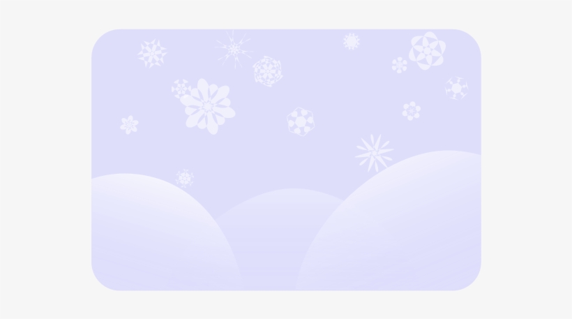 Soft Blue Snowflakes Png Images, transparent png #326278