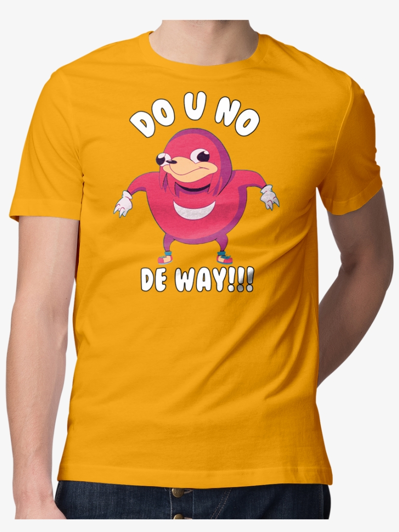 Do U No De Way - T-shirt, transparent png #326405