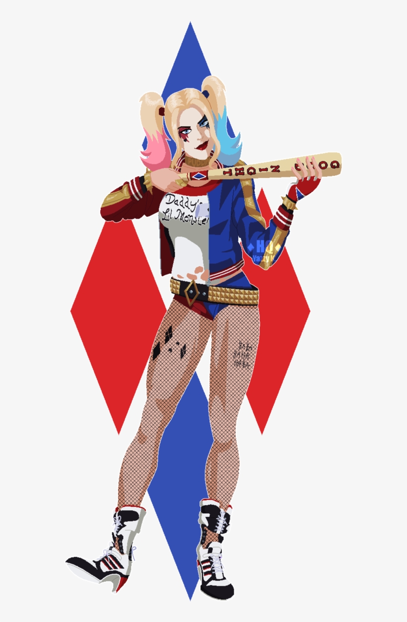 Suicide Squad By Tdi Gwen Deviantart Com - Harley Quinn En Png M, transparent png #326595
