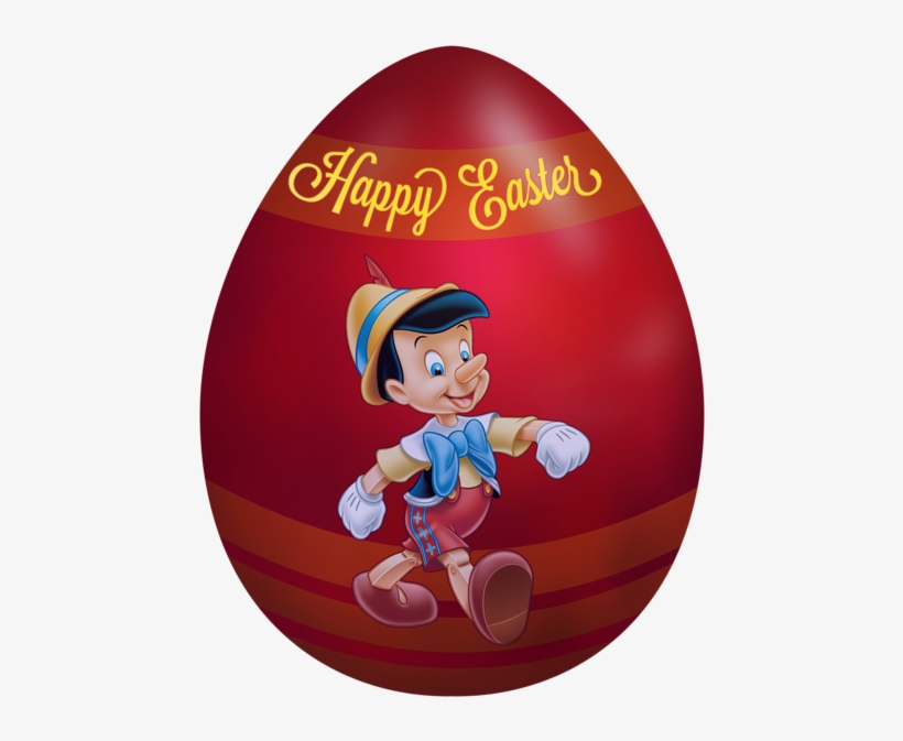 Kids Easter Egg Pinocchio Png Clip Art Image - Characters Disney Easter Egg Clip Art, transparent png #326596