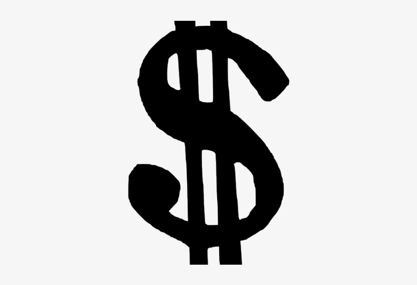 Dollar Signs Clipart - Black And White Money Signs Clipart, transparent png #326716
