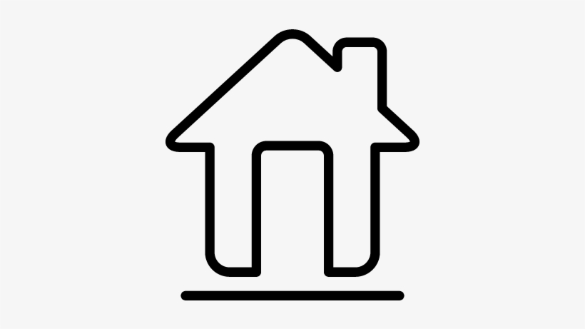 House Underline Vector - Casa Icone Branco Png, transparent png #327000