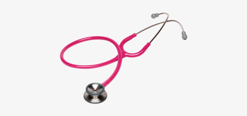 Stethoscope Clip Rose Pink - Pink Stethoscope Png, transparent png #327194