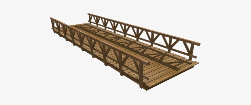 Wooden Bridge Png Image With Transparent Background - Bridge Roblox, transparent png #327341