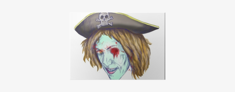 Portrait Of An Undead , Hand Drawing Poster • Pixers® - Drawing, transparent png #327407