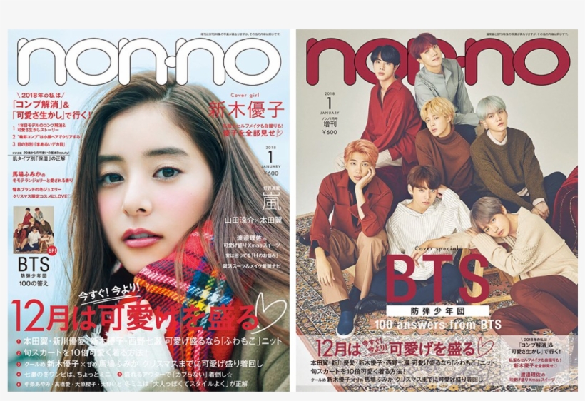 [bts] Nonno January 2018 Issue - Bts Magazine Cover, transparent png #327456