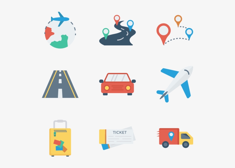 Travels & Tours 120 Icons - Clip Art, transparent png #327663