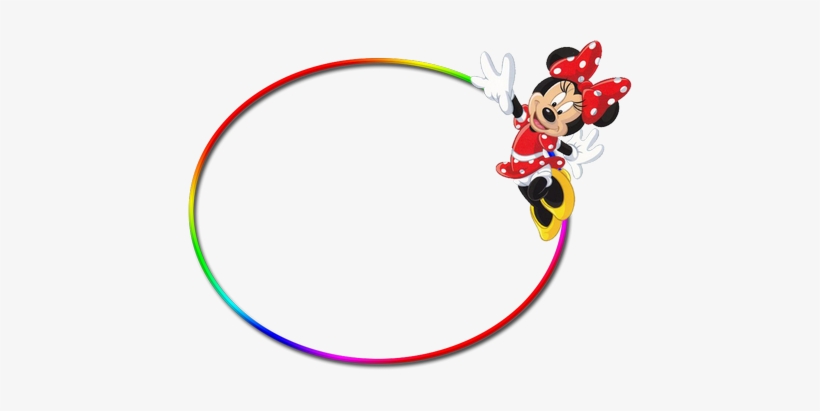 Disney Photo Frame Png - Transparent Png Format Mickey Mouse Minnie Mouse Baby, transparent png #327710