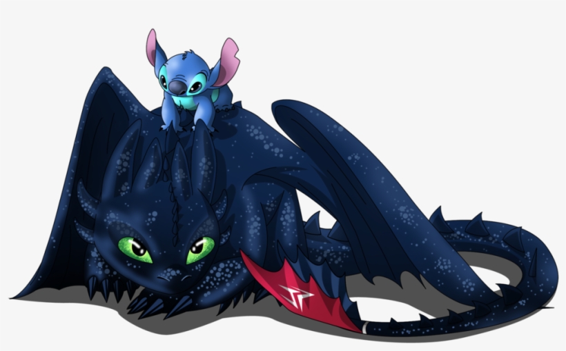 Png - Stitch Toothless, transparent png #328290