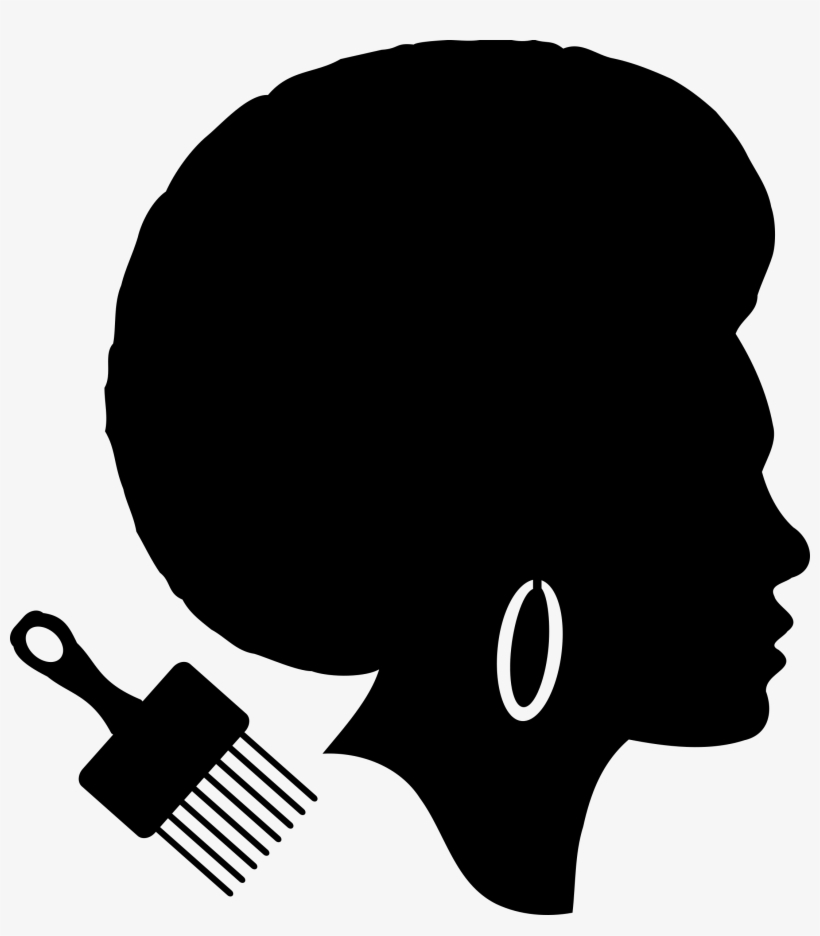 African Woman Silhouette Art At Getdrawings Com - Cafepress Tile Coaster, transparent png #328364