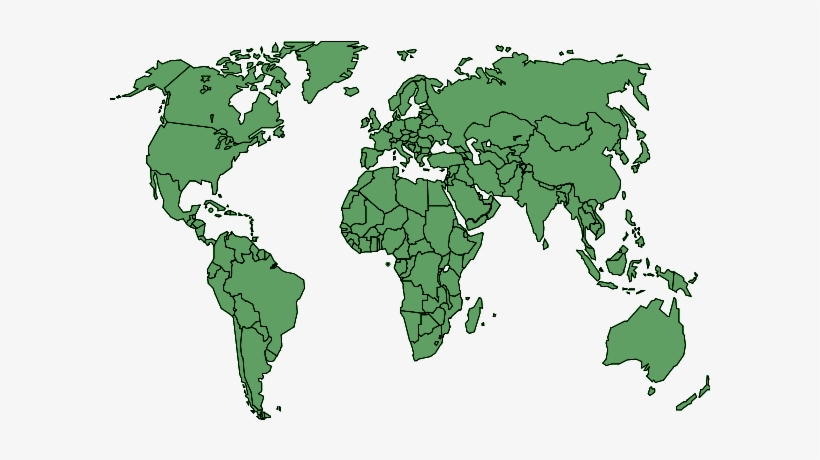 World Map Png - Africa And North America Map, transparent png #328686