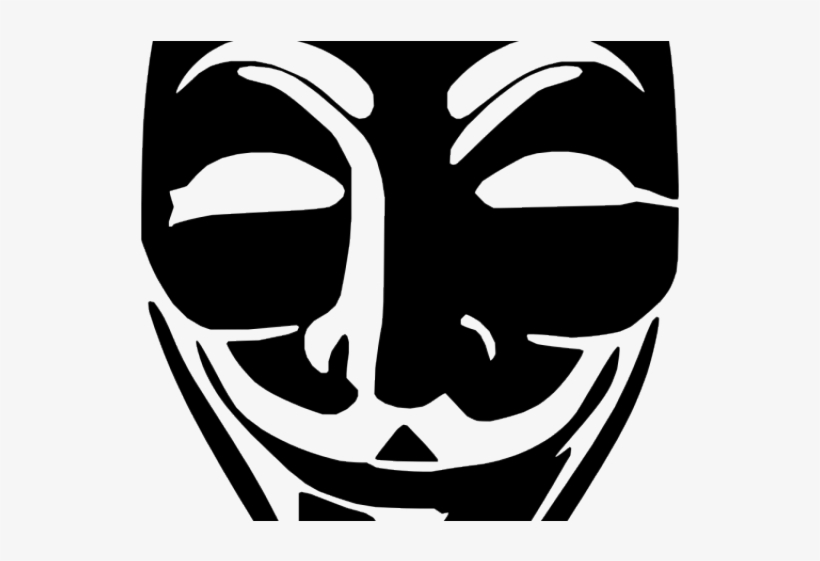 Anonymous Mask Png Transparent Images - Anonymous Mask Sticker, transparent png #328870
