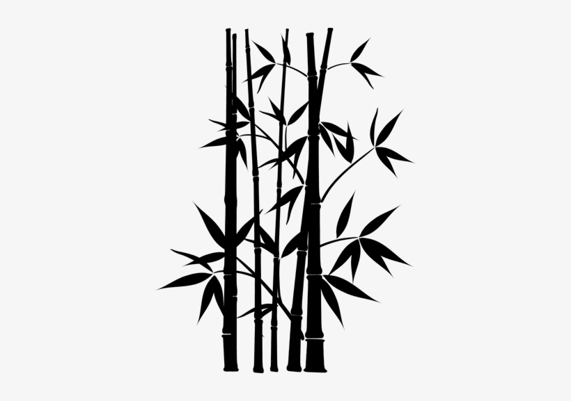 Adhesivo Decoraci Bamboo Tree Wall Stickers Free Transpa Png