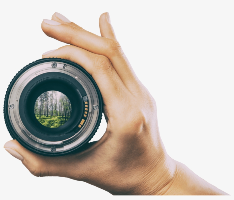 Hand With A Camera Zoom - Sobre Velocidade Do Obturador, transparent png #329623