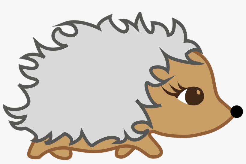 Hedgehog Clipart Mammal - Hedgehog Cartoon Transparent, transparent png #329645