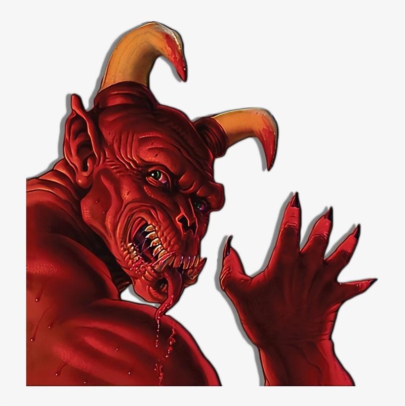 Clip Art Royalty Free Download Doom Cover Classic Doomdoom - Transparent Demon, transparent png #329789