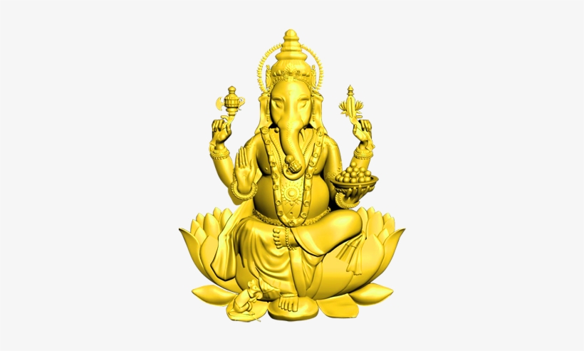 Ganesha The Elephant-deity Riding A Mouse Has Become - Religion, transparent png #329874