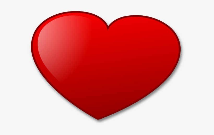 Heart Download Free Vector Love Online, Art Art Free - Valentines Day Cartoon Heart, transparent png #329876