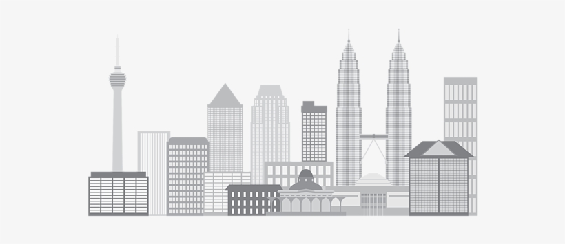 Bleed Area May Not Be Visible - Kuala Lumpur City Skyline Illustration, transparent png #329922