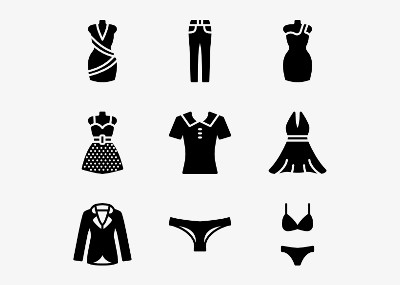 Woman Clothes - Free Clothes Icon Png, transparent png #329984