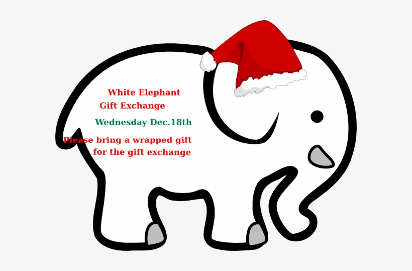 Ivory Ella Christmas Elephant, transparent png #3200004