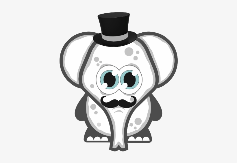 Elephant Christmas Png, transparent png #3200100