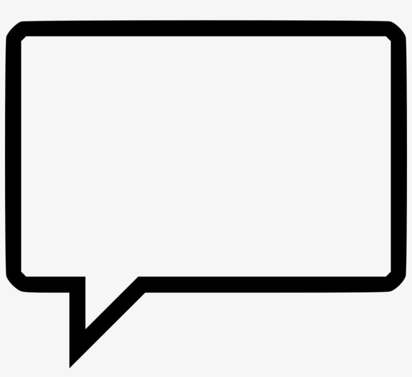 Png File - Rectangle Speech Bubble Png, transparent png #3200259