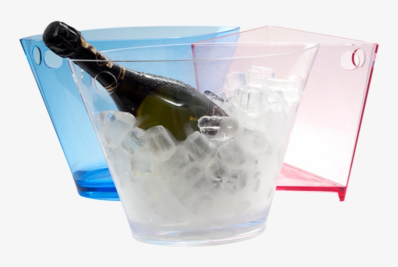 Ice Bucket - Plastic - Champagne, transparent png #3200441