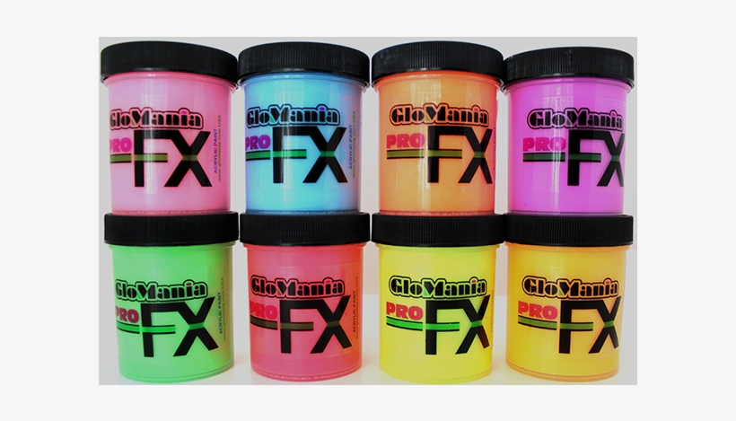 Profx Glow In The Dark Red Acrylic Paint1 - Paint, transparent png #3200546