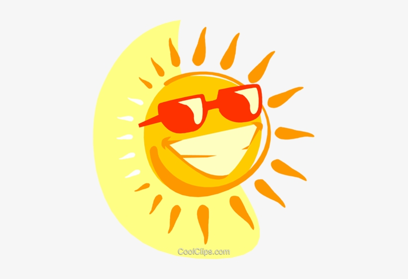 Smiling Sun With Sunglasses Royalty Free Vector Clip, transparent png #3200604