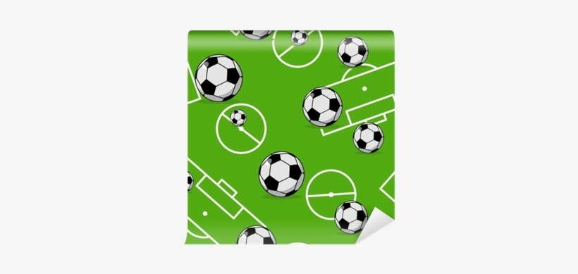 Soccer Ball Seamless Pattern - 10in X 3in I Love Soccer Bumper Sticker Vinyl Vehicle, transparent png #3200713