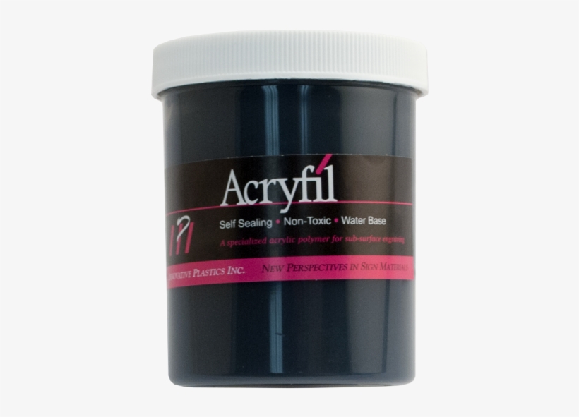 Ipi Acryfil Black 8oz Acrylic Paint - Chocolate, transparent png #3200714