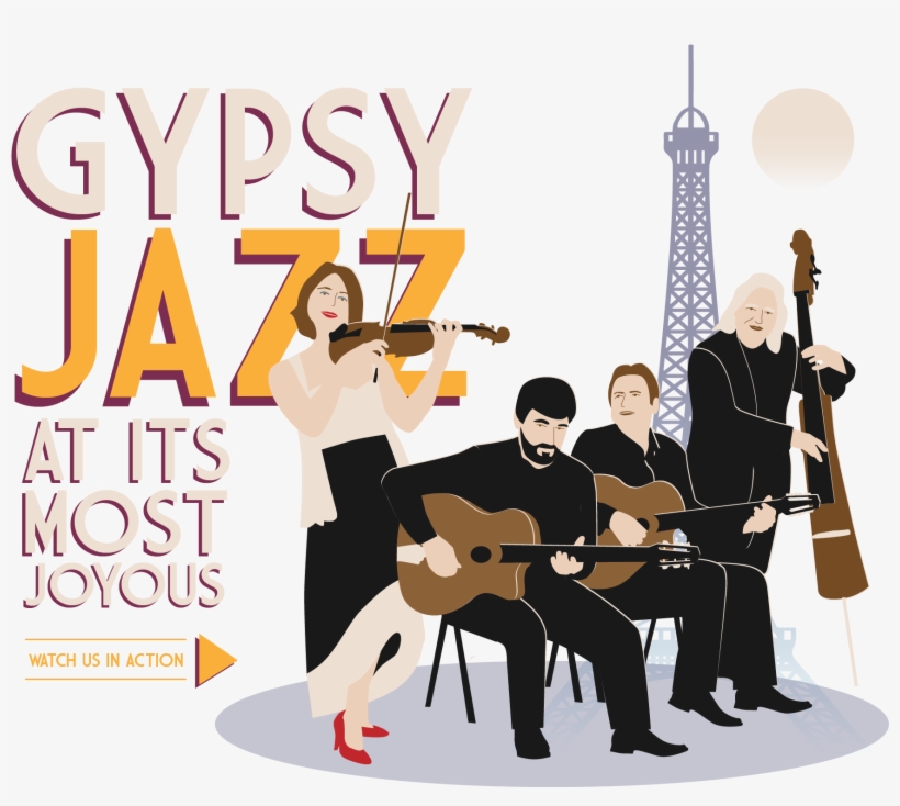 Hot Club Gallois Band - Poster, transparent png #3200870