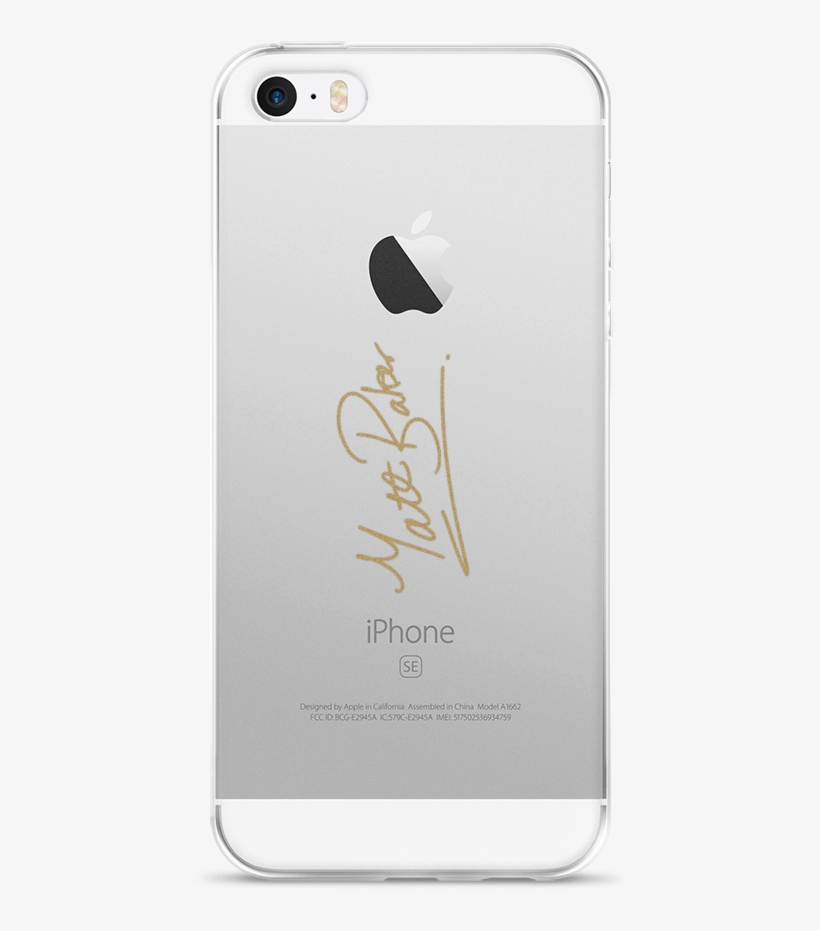 Signature Iphone Cover 5/5s/se, transparent png #3200871