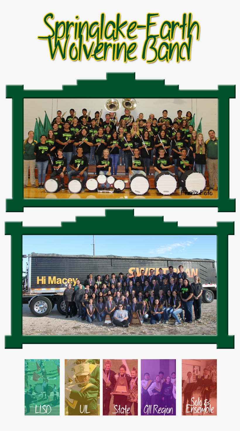 Springlake-earth High School - Military Parade, transparent png #3200890