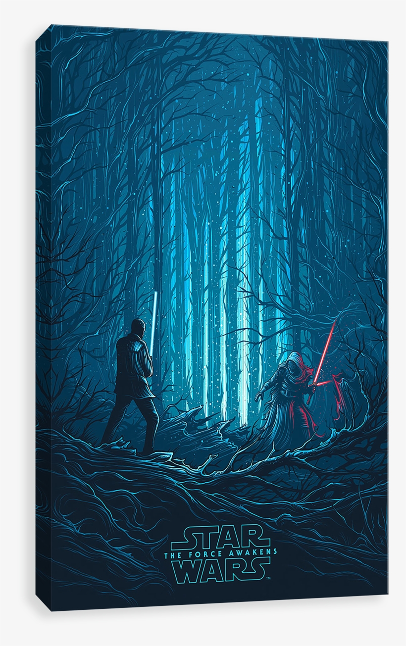 Star Wars Landscapes - Force Awakens Movie Minimalist Poster, transparent png #3201009