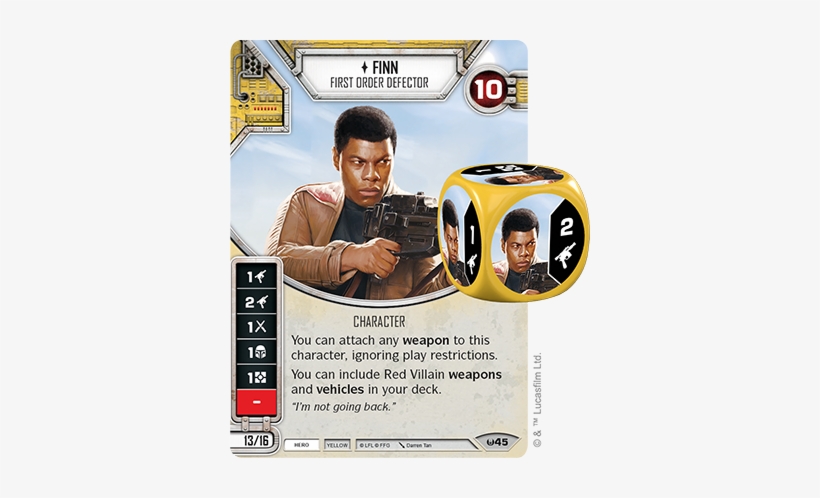 Swd02 Finn - Star Wars Destiny Jango Fett, transparent png #3201065