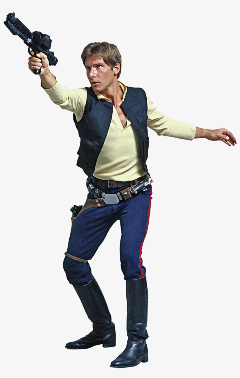 Star Wars Clipart Han Solo - Fathead Star Wars Han Solo Wall Graphic, transparent png #3201189